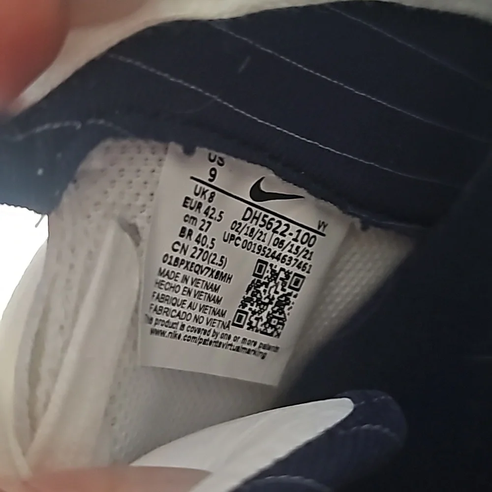 Nike Air Force 1 Mid QS Jewel NYC White Navy - Picture 6 of 7